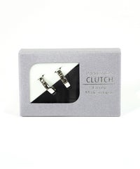 キューブラインクラッチイヤリング