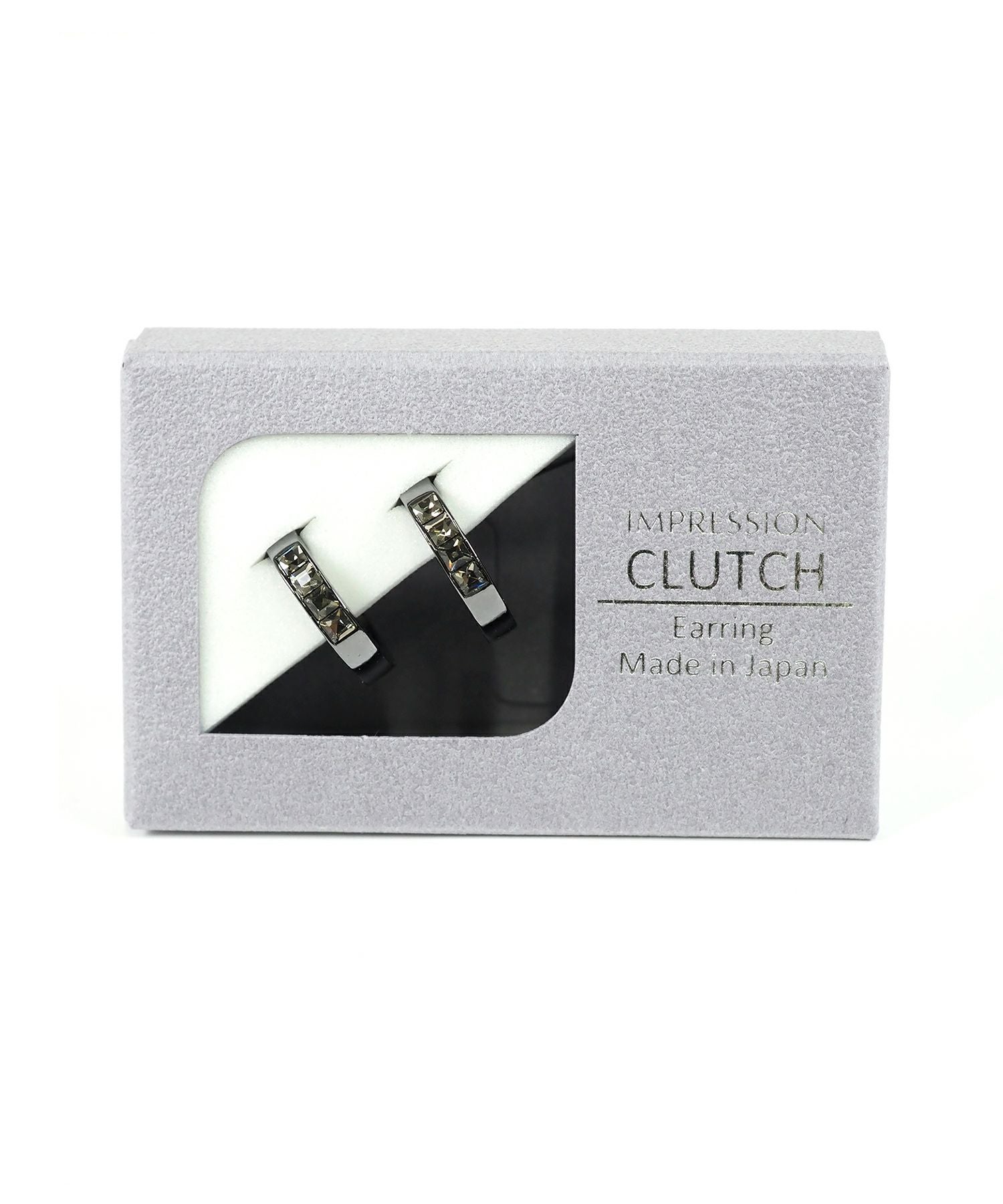 キューブラインクラッチイヤリング
