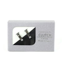 キューブラインクラッチイヤリング