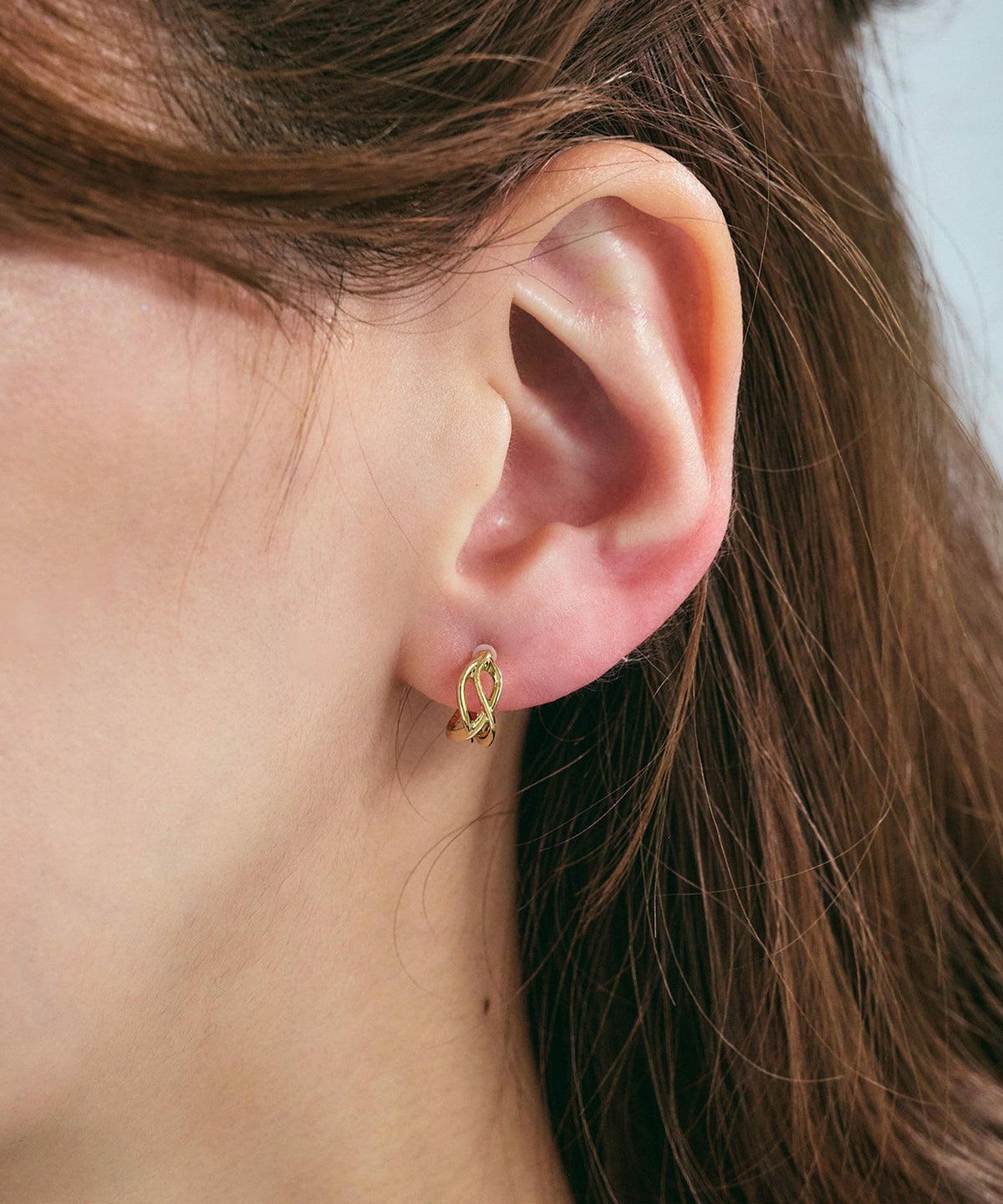 【web限定】ルミインターセクト樹脂コーティングポストピアス【Lumirise】