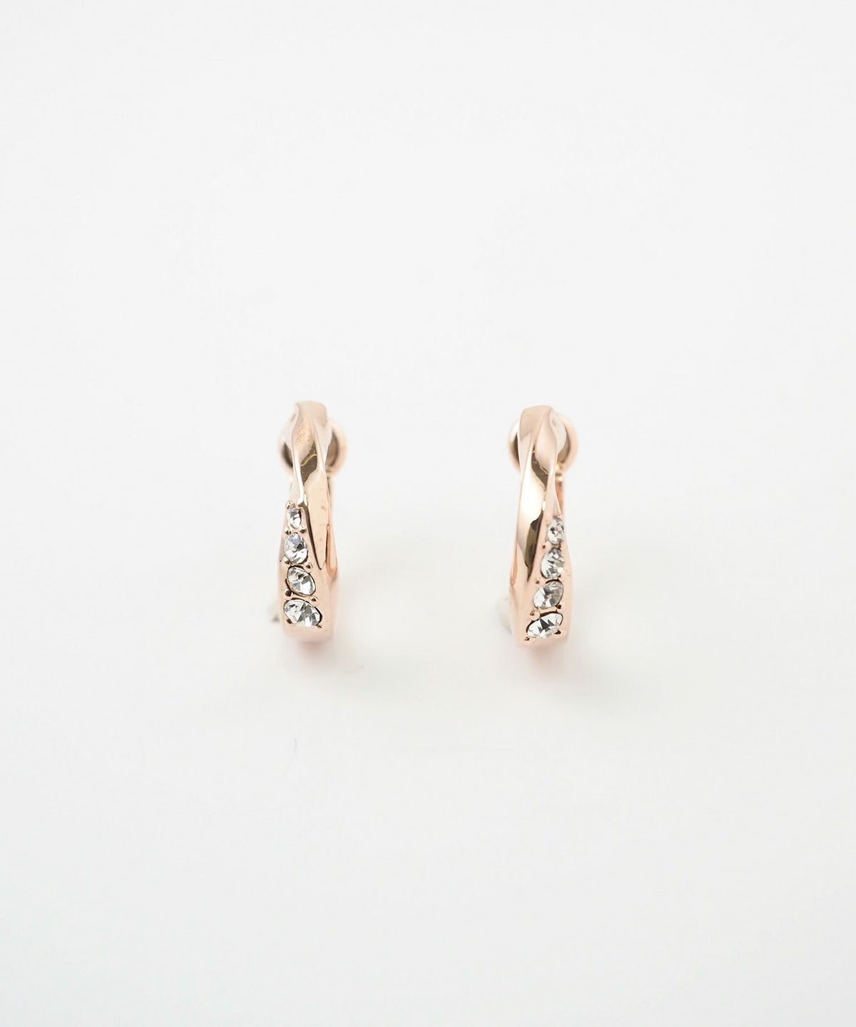 【web限定】ルミツイストグロスフープ樹脂コーティングスムースピアス【Lumirise】