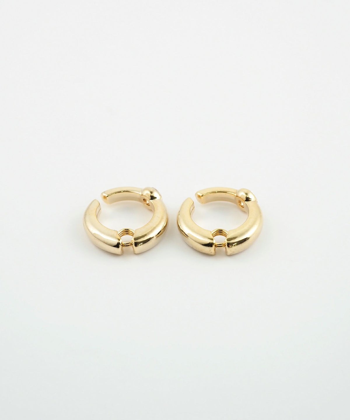 【web限定】ルミジルコニアフープクラッチイヤリング【Lumirise】