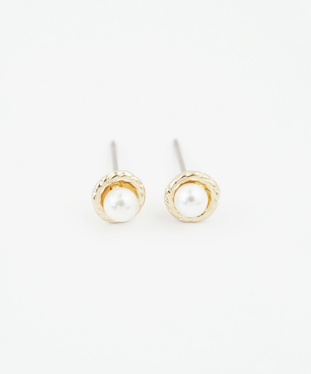 一粒プラパールピュアチタンロングポストピアス