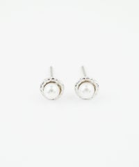 一粒プラパールピュアチタンロングポストピアス