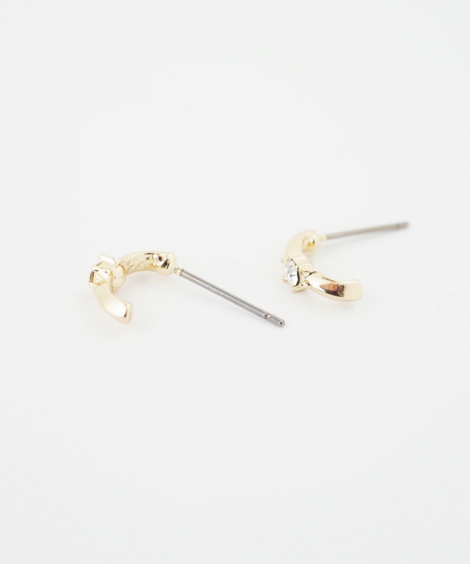 ビジューフープピュアチタンロングポストピアス