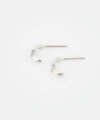 ビジューフープピュアチタンロングポストピアス