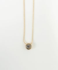 サークルストーンマグネットネックレス