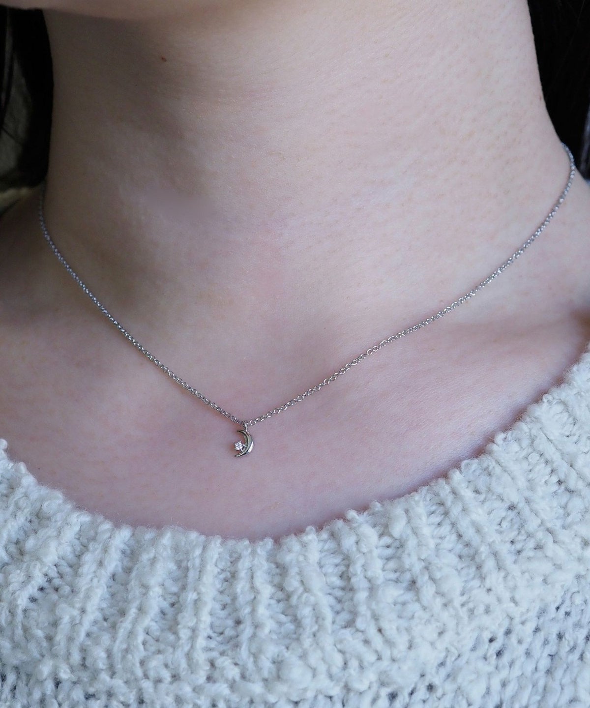 ムーンスターキュービックプチペンダント