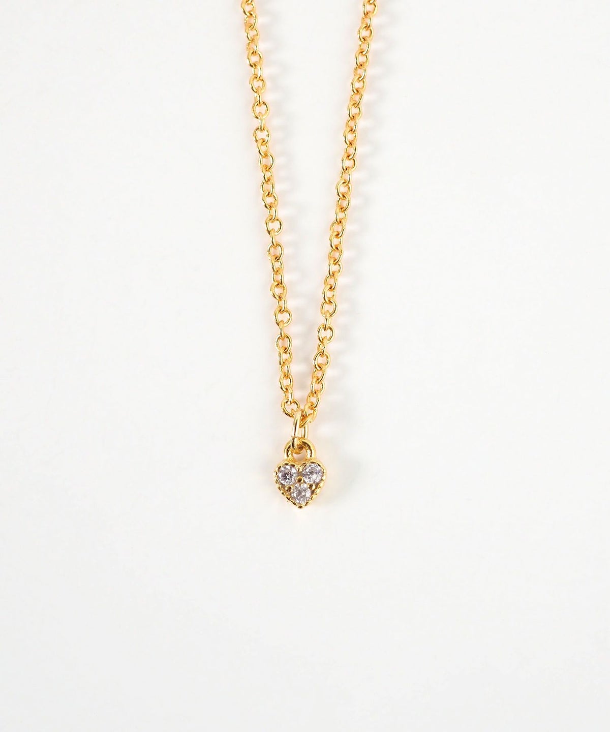 キュービックハートプチペンダント