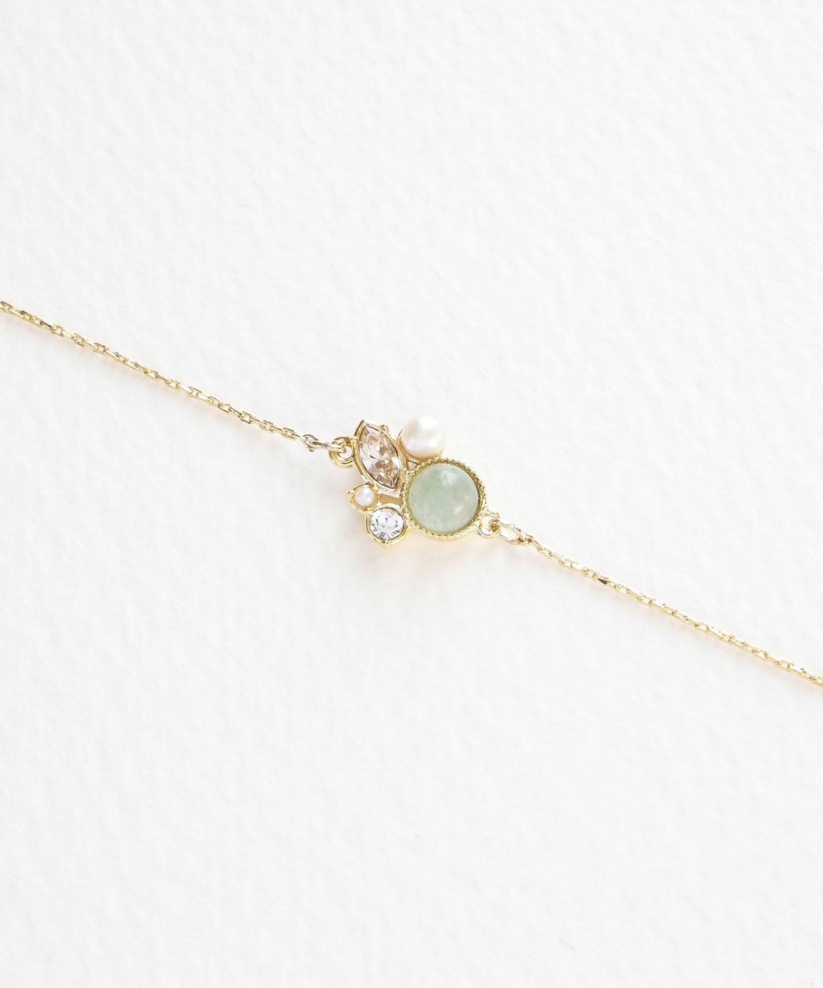 ナチュラルストーンビジューブレスレット【MUK Dreamy stone】