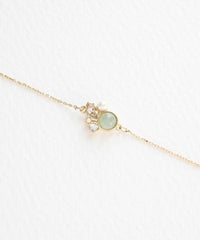 ナチュラルストーンビジューブレスレット【MUK Dreamy stone】