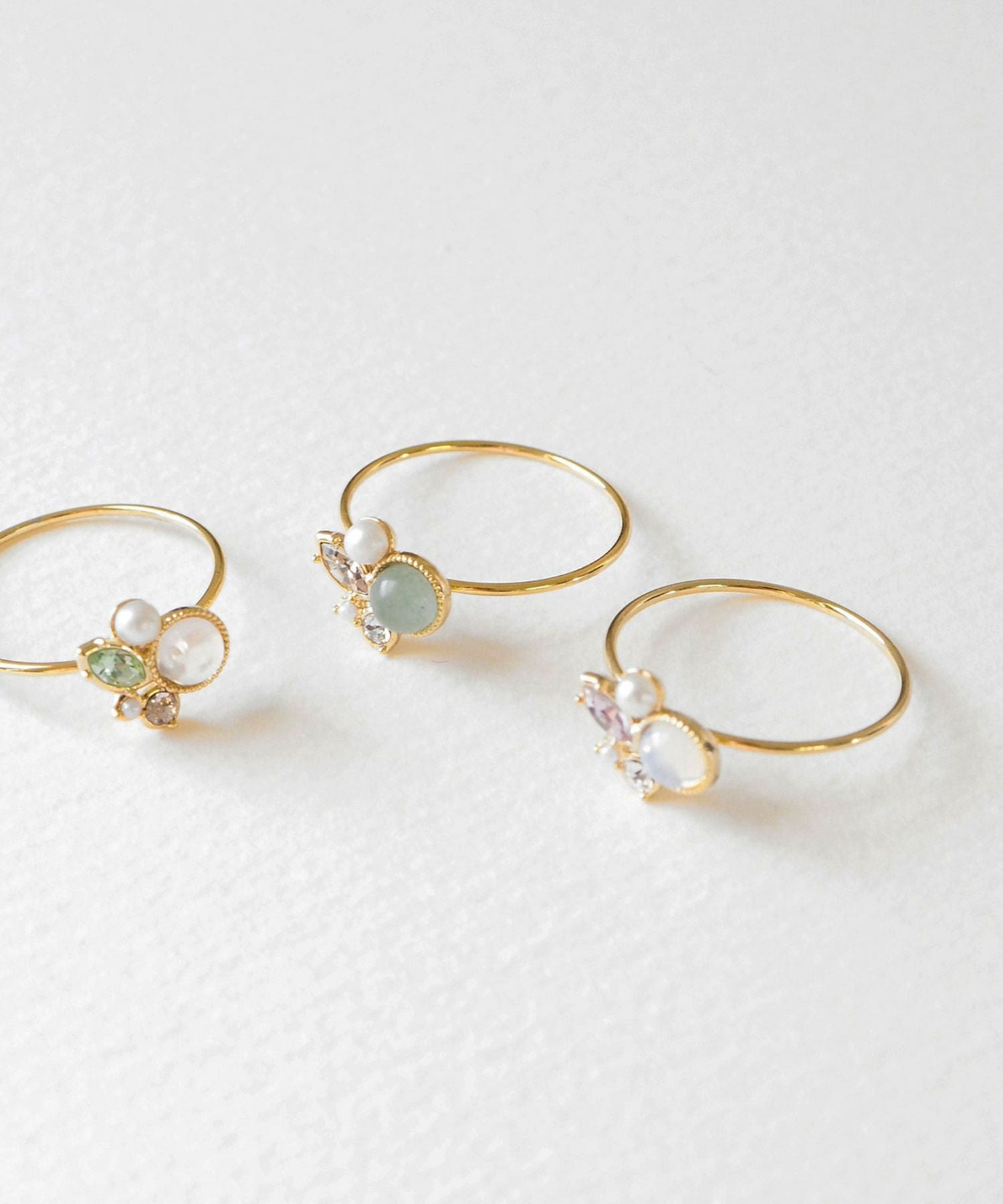 ナチュラルストーンビジューリング【MUK Dreamy stone】 | 【公式】MUK