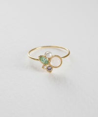 ナチュラルストーンビジューリング【MUK Dreamy stone】