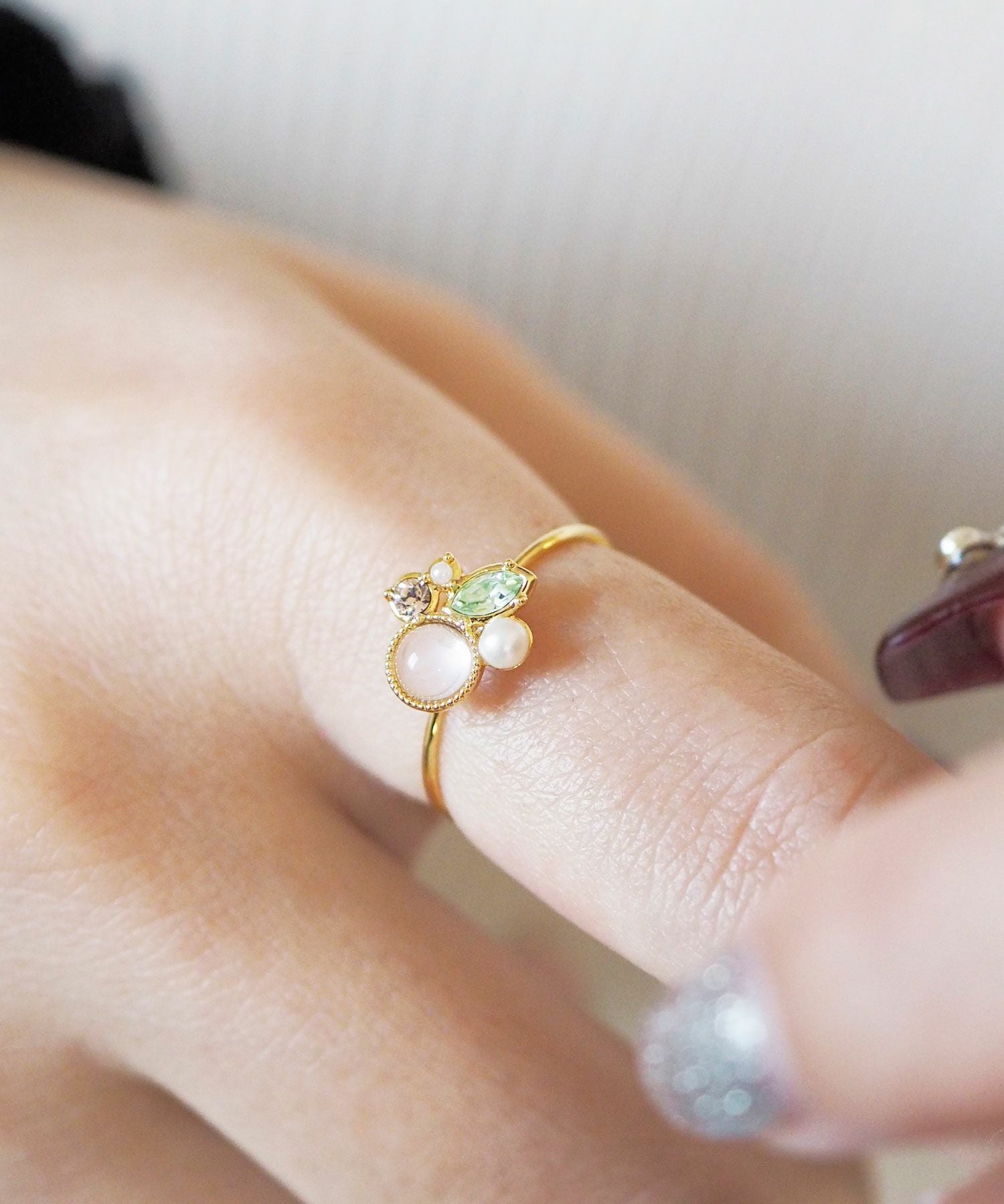 ナチュラルストーンビジューリング【MUK Dreamy stone】 | 【公式】MUK