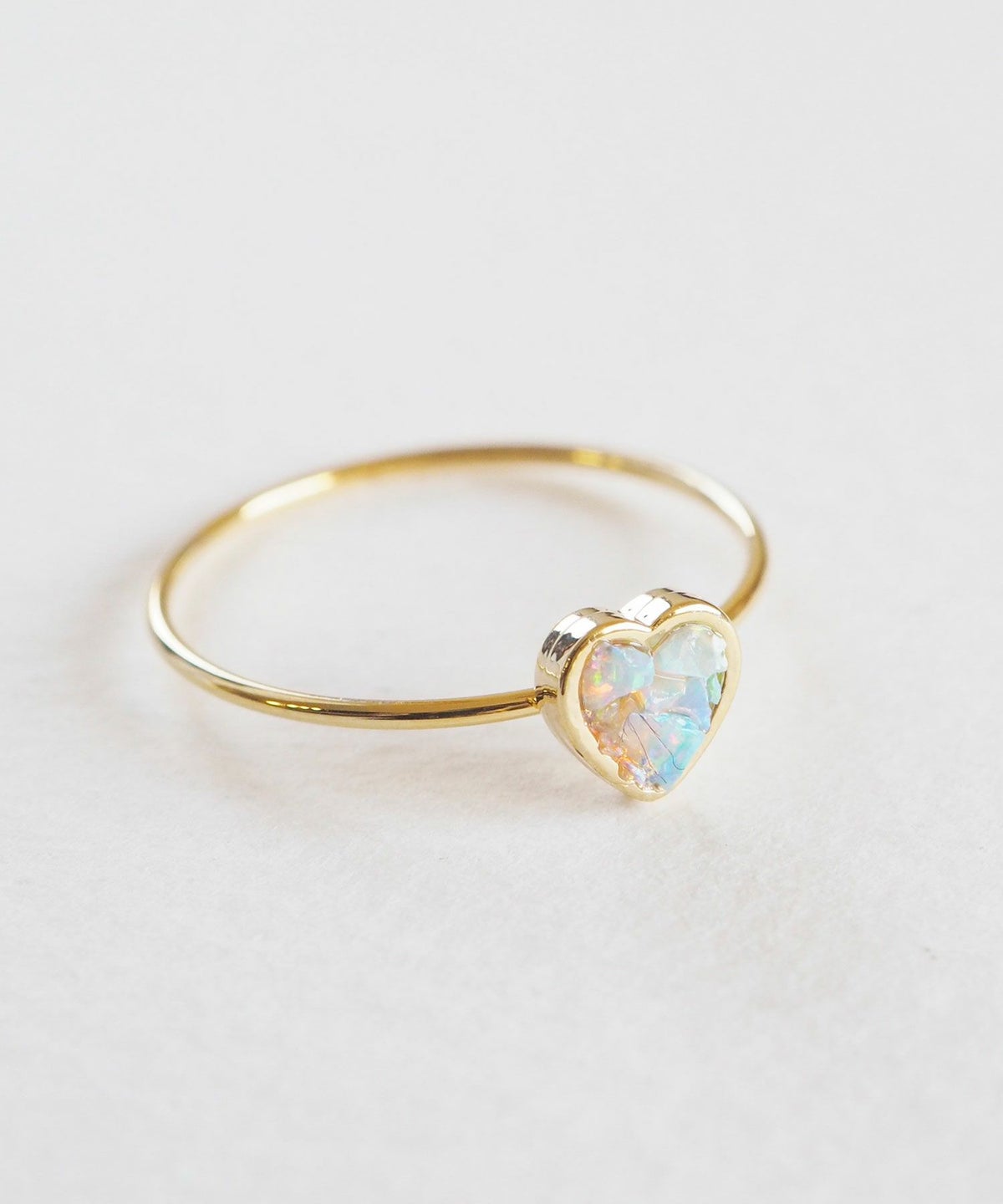プチハートストーンリング【MUK Dreamy stone】