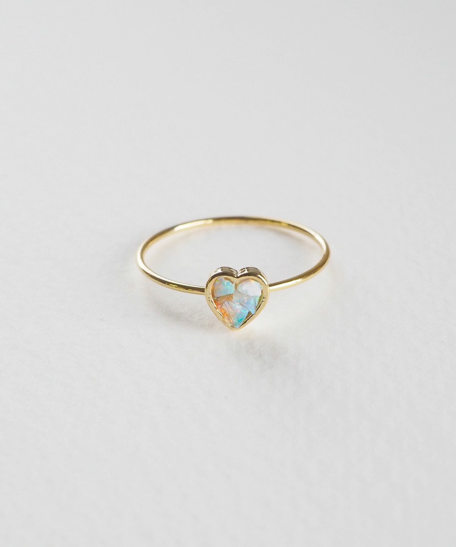 プチハートストーンリング【MUK Dreamy stone】
