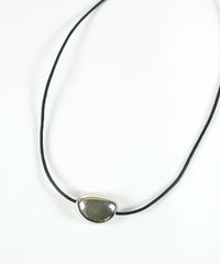 メタルパーツコードネックレス