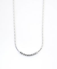 カーブストーンステンレスネックレス