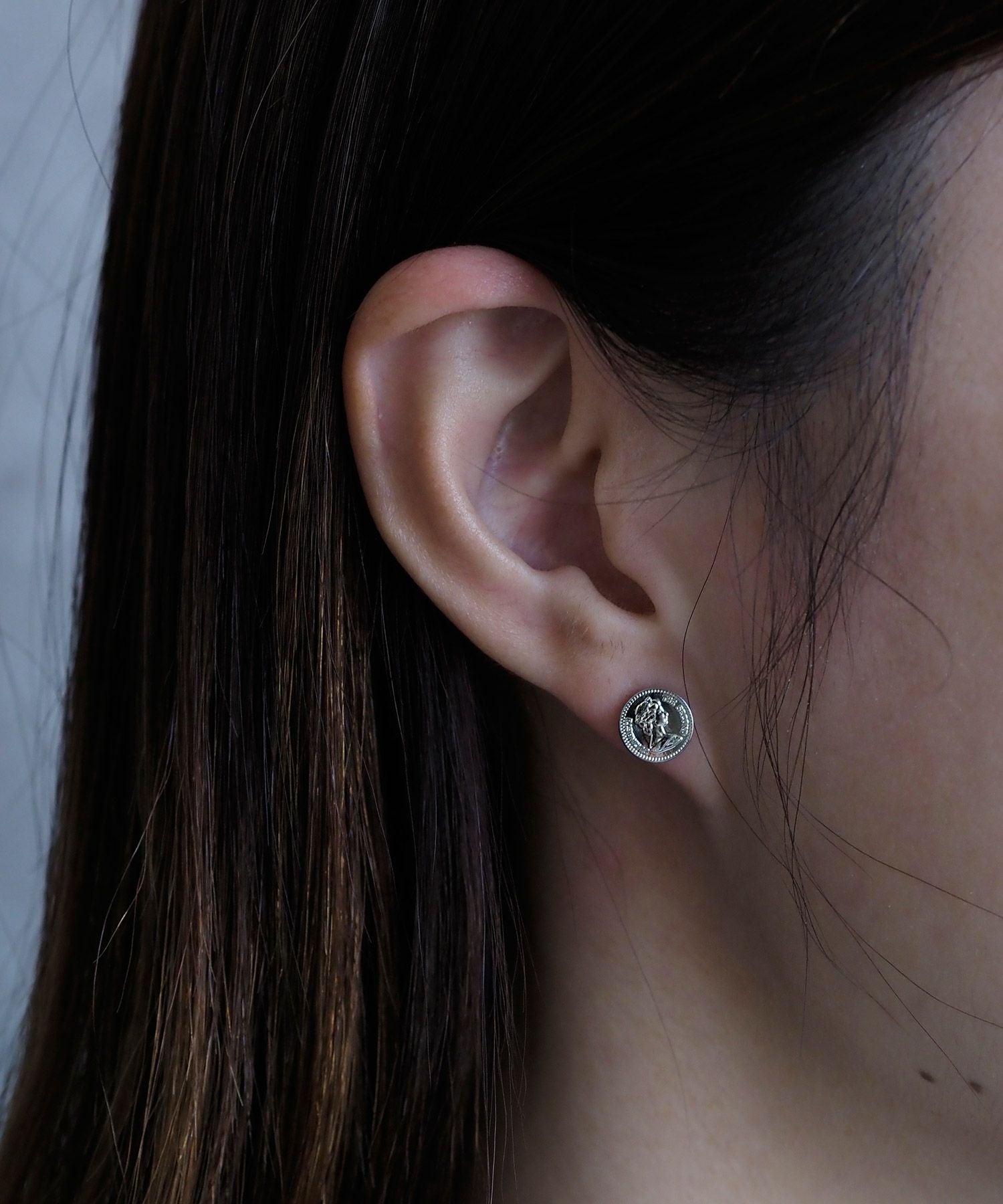 コイン樹脂ポストセットピアス