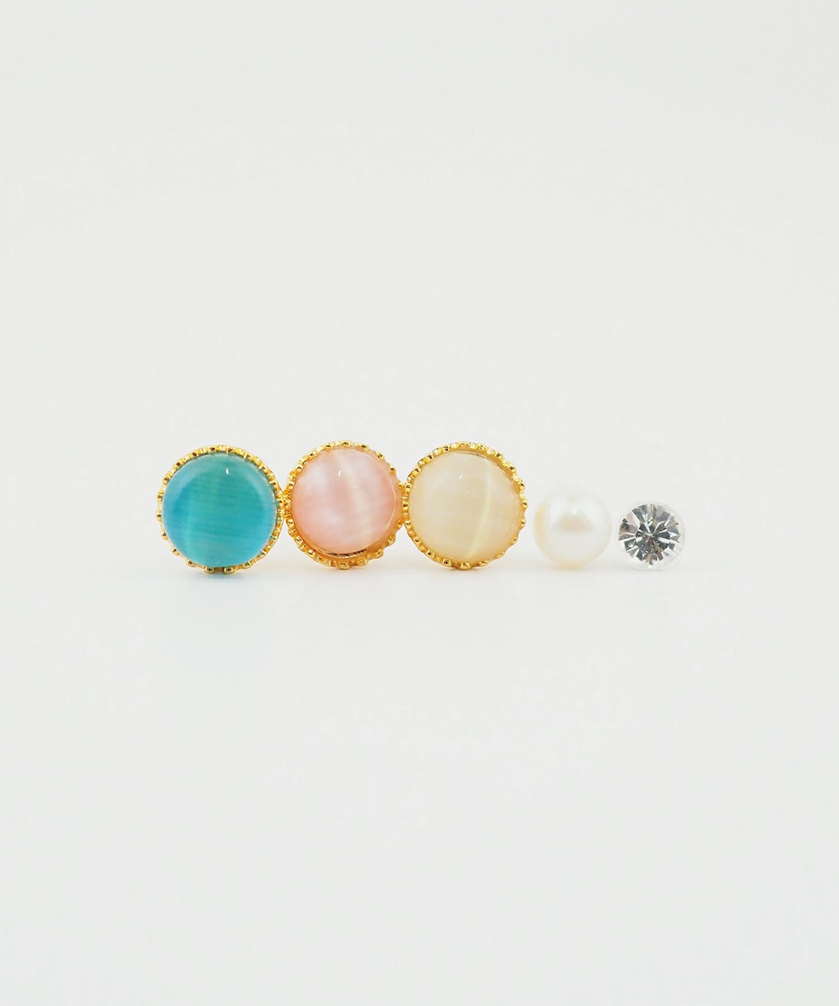 スクエアアクリルIMFスプリングイヤリング