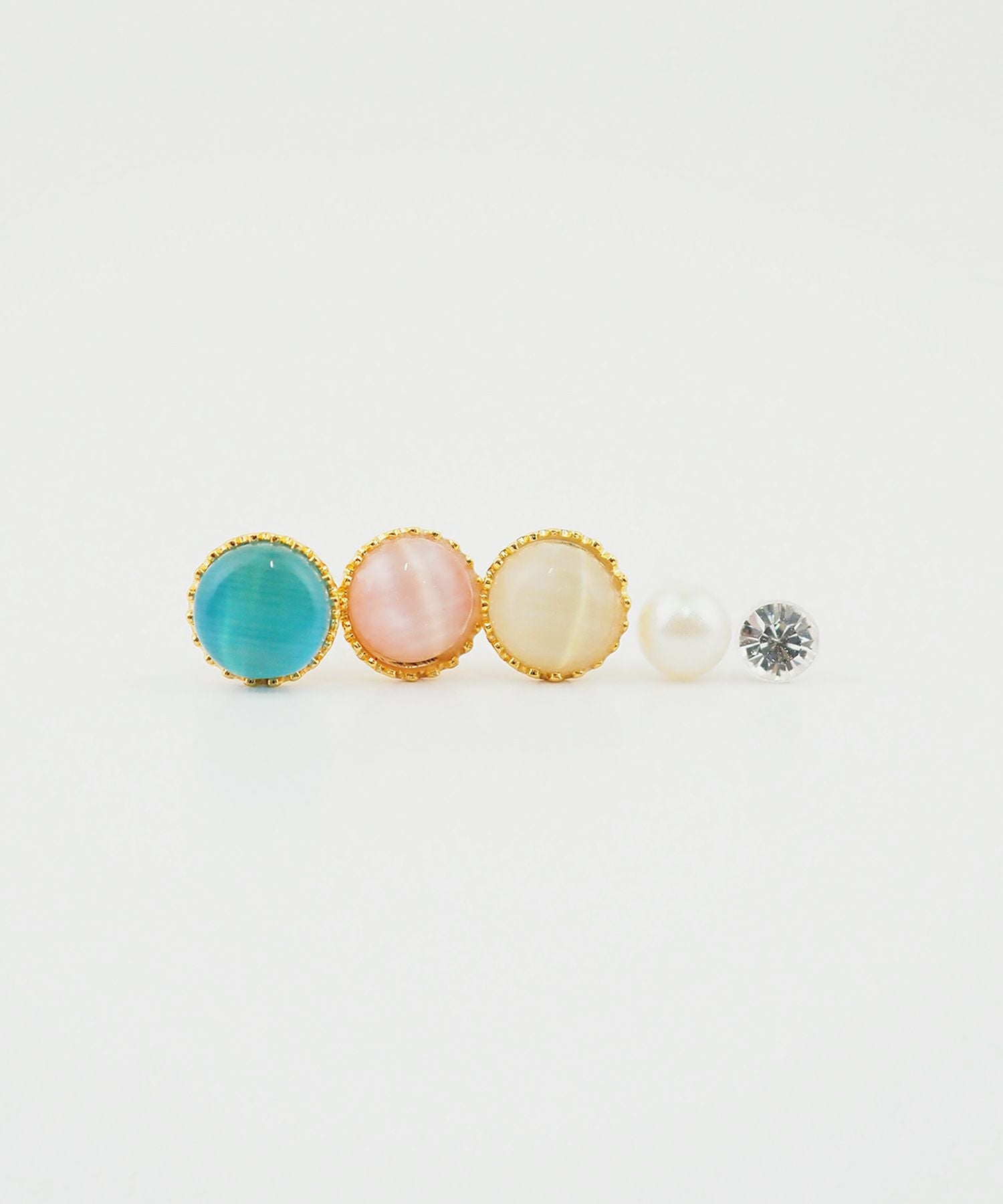 スクエアアクリルIMFスプリングイヤリング