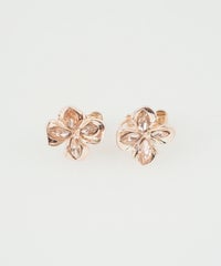 ビジューメタルフラワーIMFスプリングイヤリング