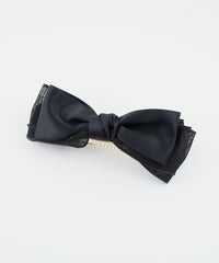 サテンオーガンジーリボンバレッタ