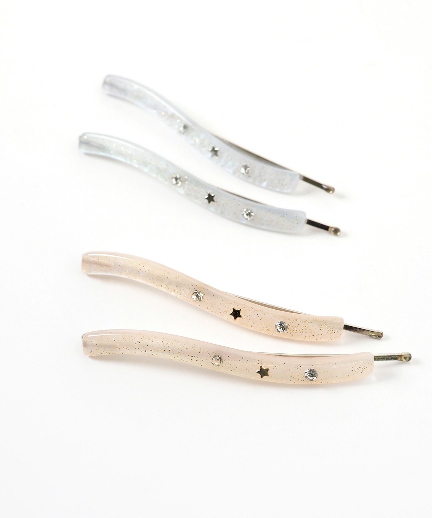 マーブルラメスターセットヘアピン