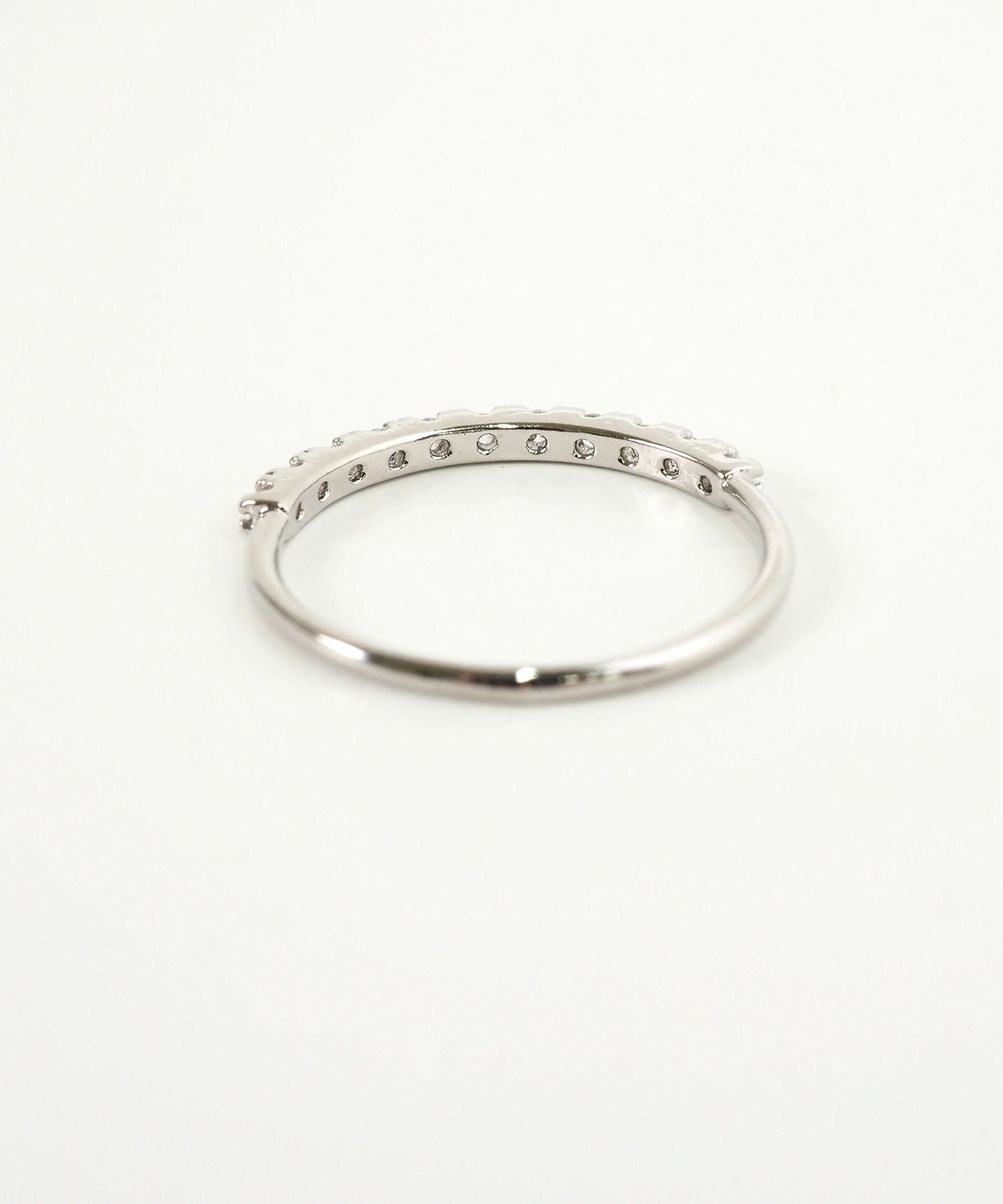 スリムストーンピンキーリング