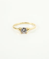 ポイントストーンピンキーリング