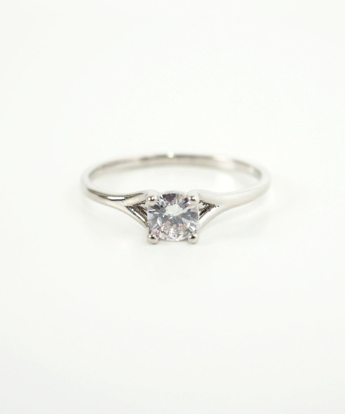 ポイントストーンピンキーリング