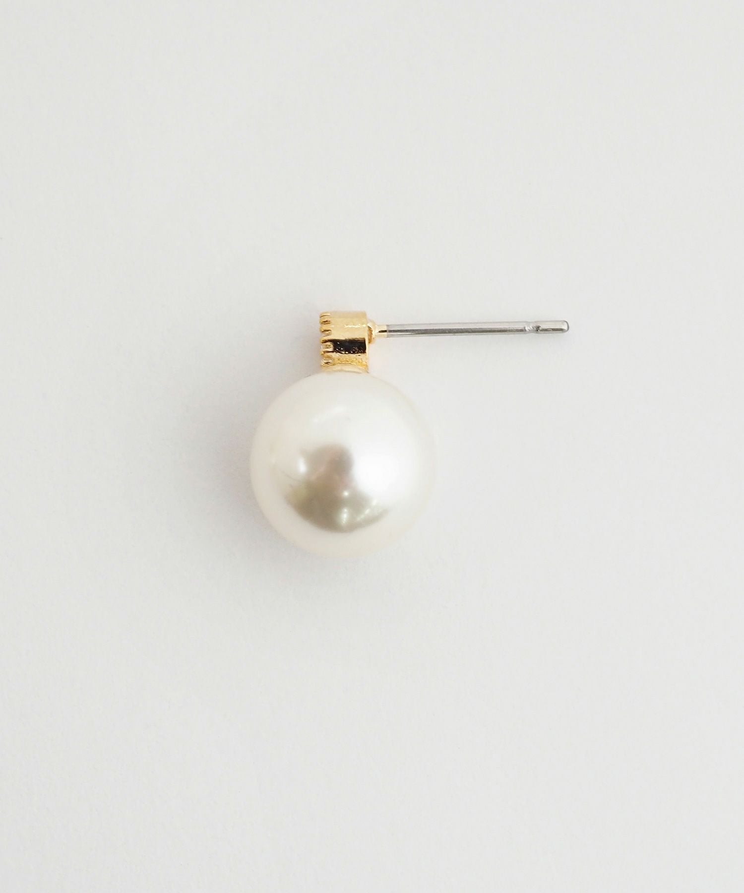 パールストーンチタンポストピアス