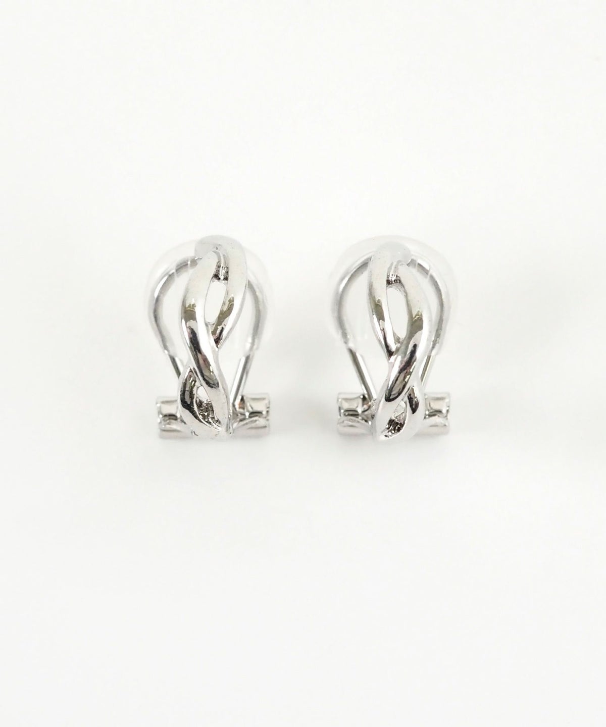 ツイストラインクリップイヤリング