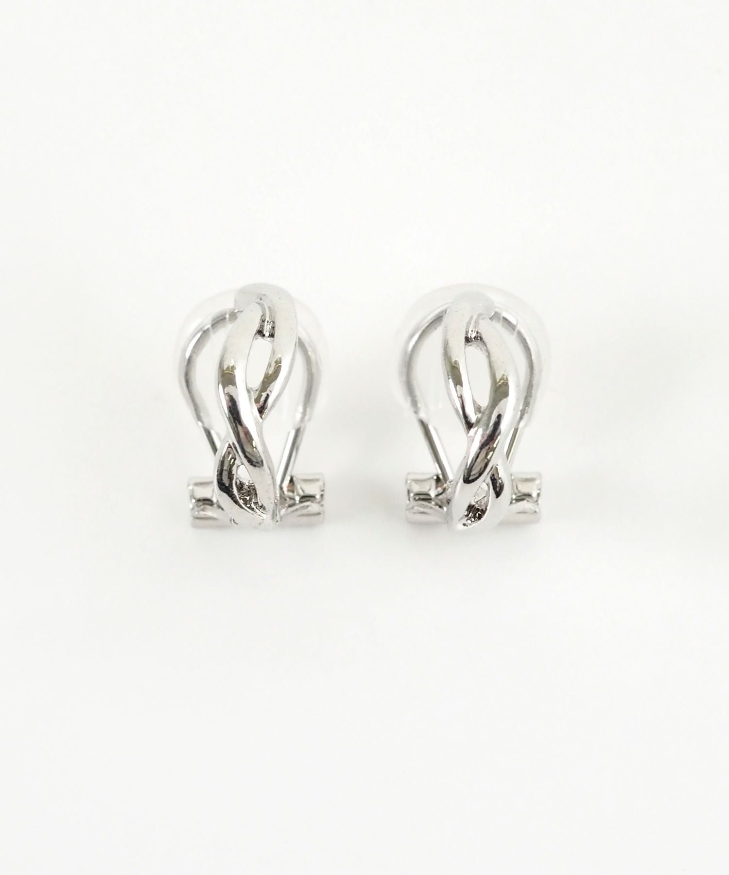 ツイストラインクリップイヤリング