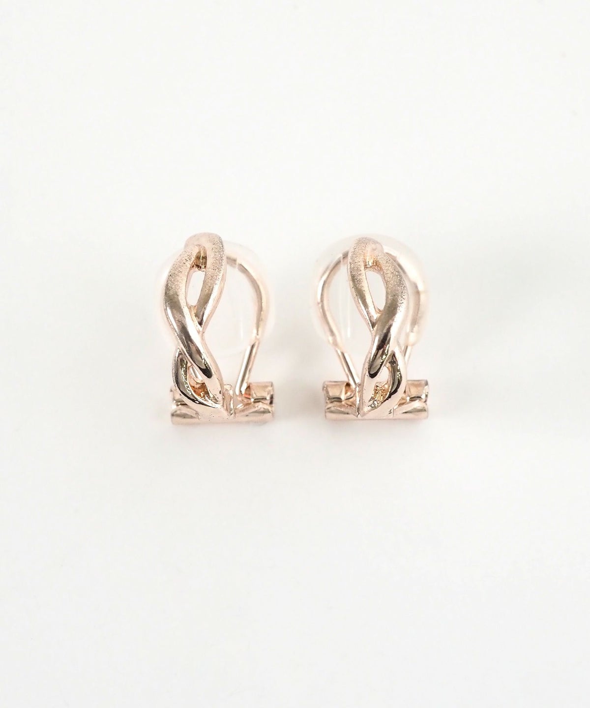 ツイストラインクリップイヤリング