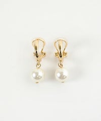 スイングパールクリップイヤリング