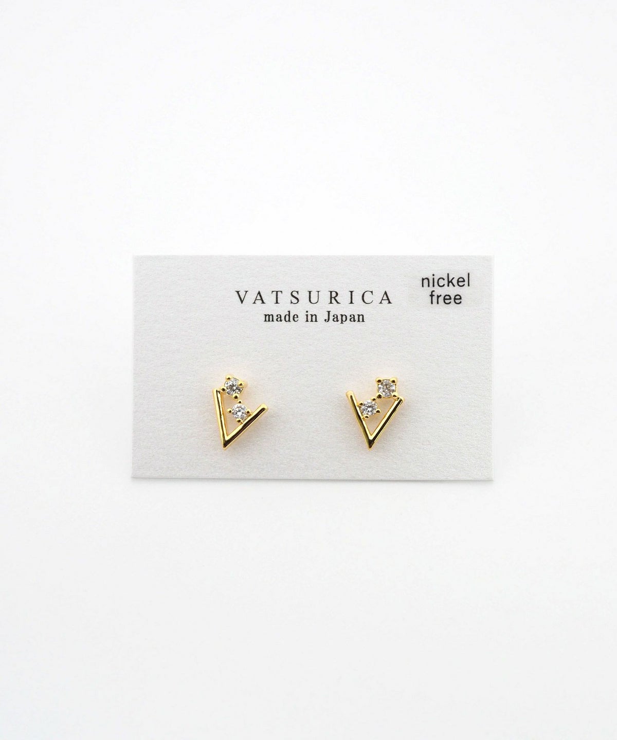 ワンアングルセラミックポストピアス