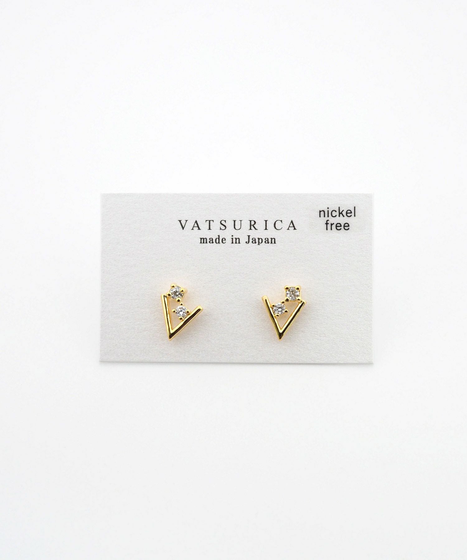 ワンアングルセラミックポストピアス