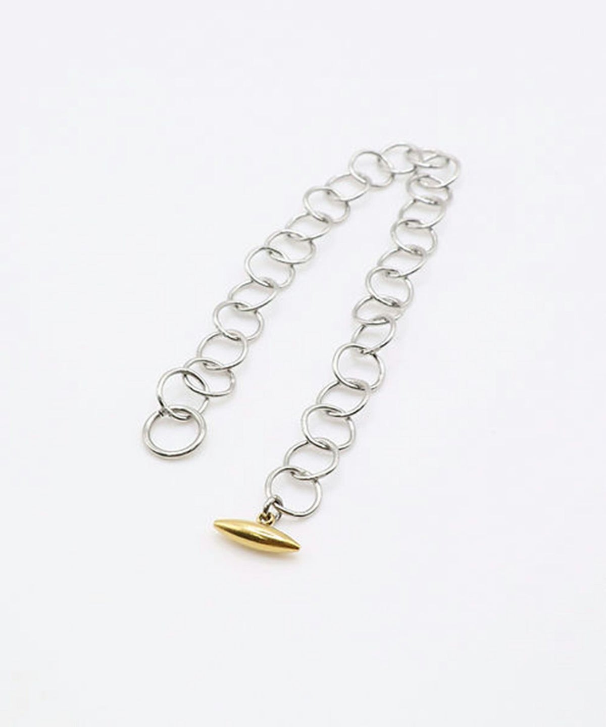 サークルチェーンサージカルステンレスブレスレット