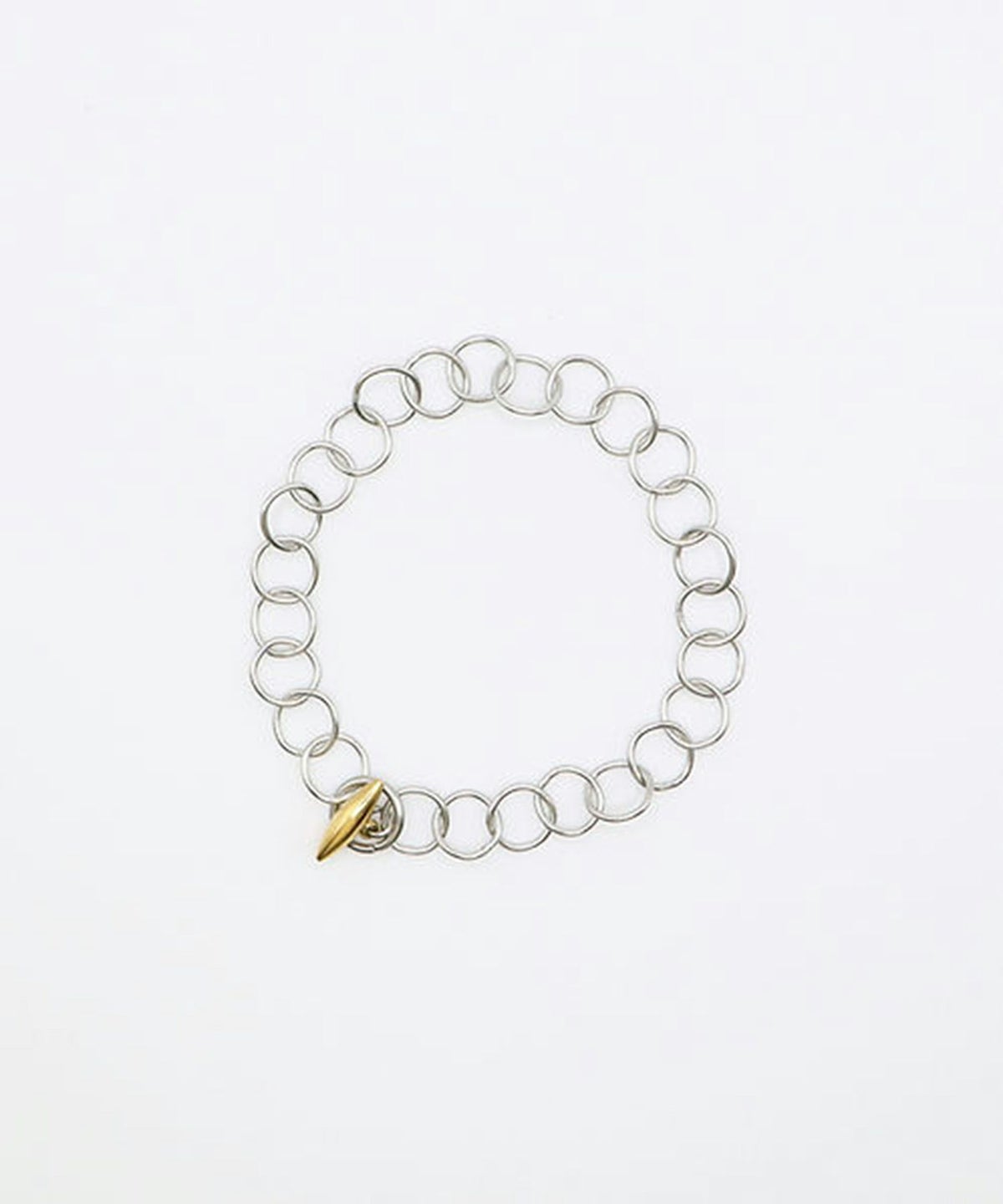 サークルチェーンサージカルステンレスブレスレット