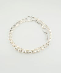 パールミックスロングネックレス