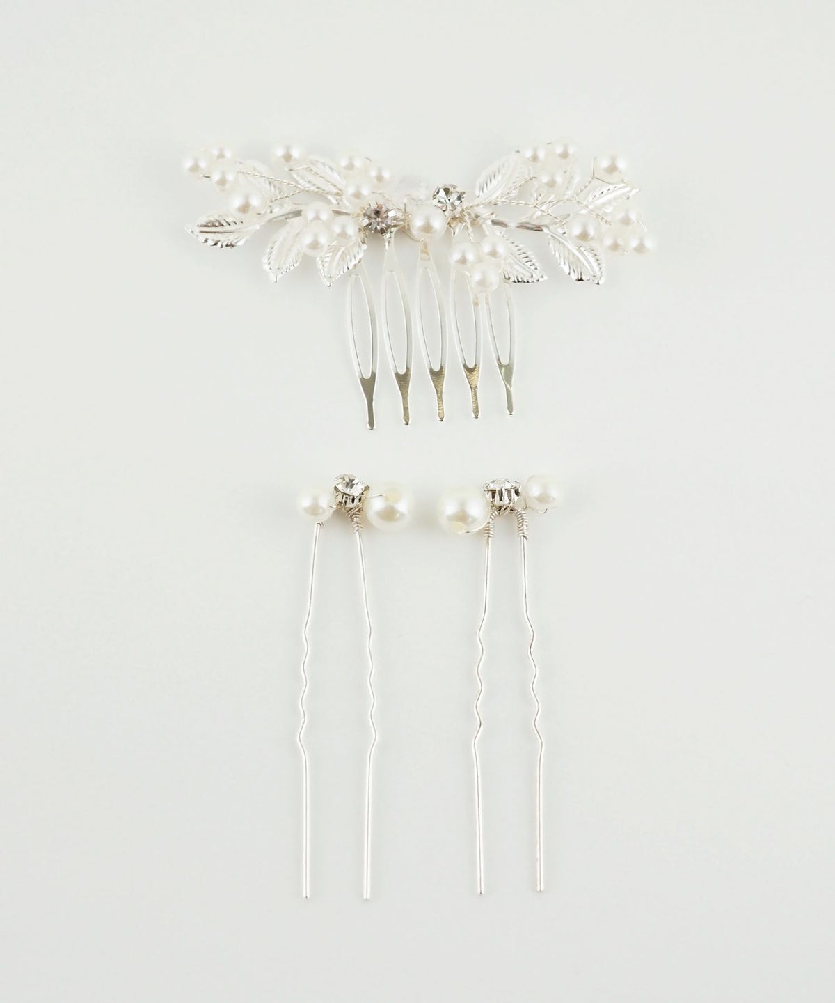 ボタニカルパールコームUピンセット