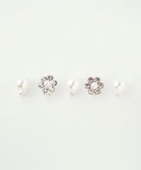 ミニフラワーヘアビジューセット