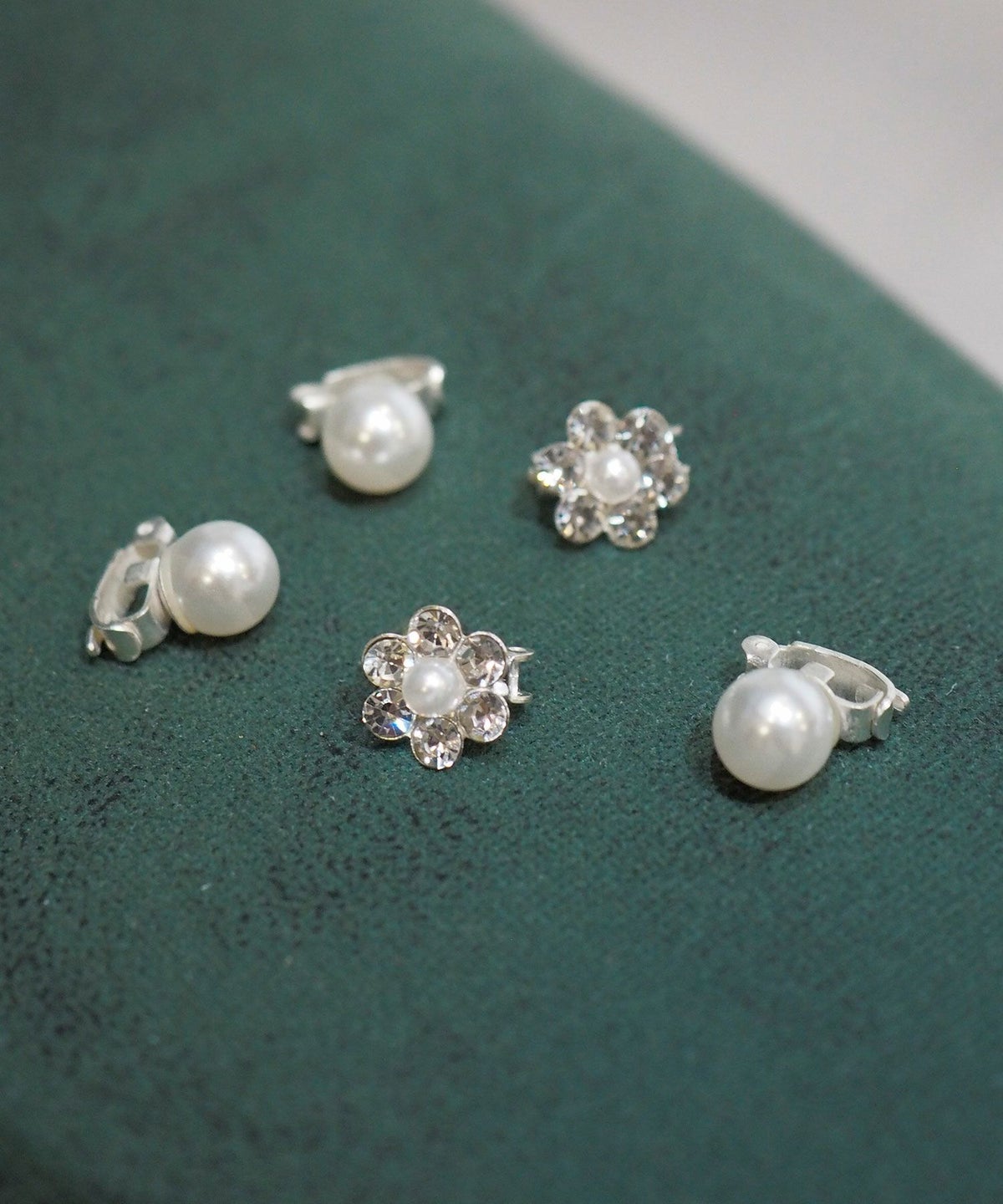 ミニフラワーヘアビジューセット