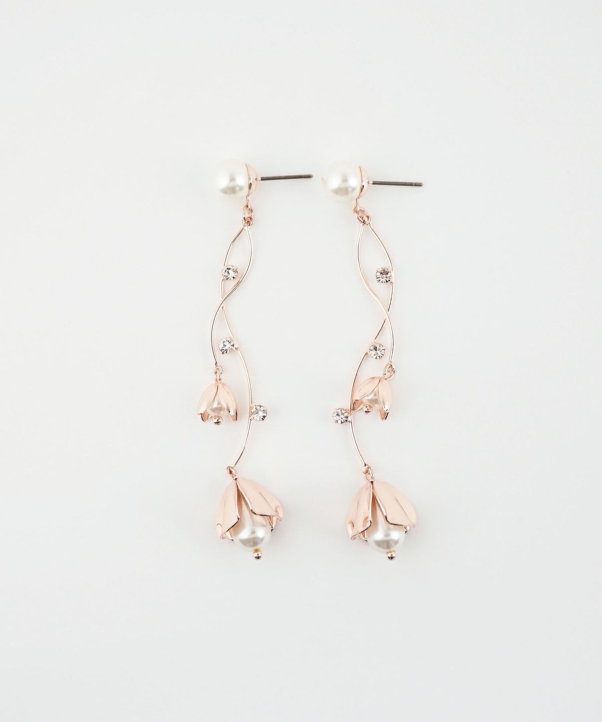 ベルフラワーチタンポストピアス【Sereno】