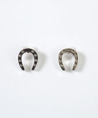 メタルホースシューK18ポストピアス