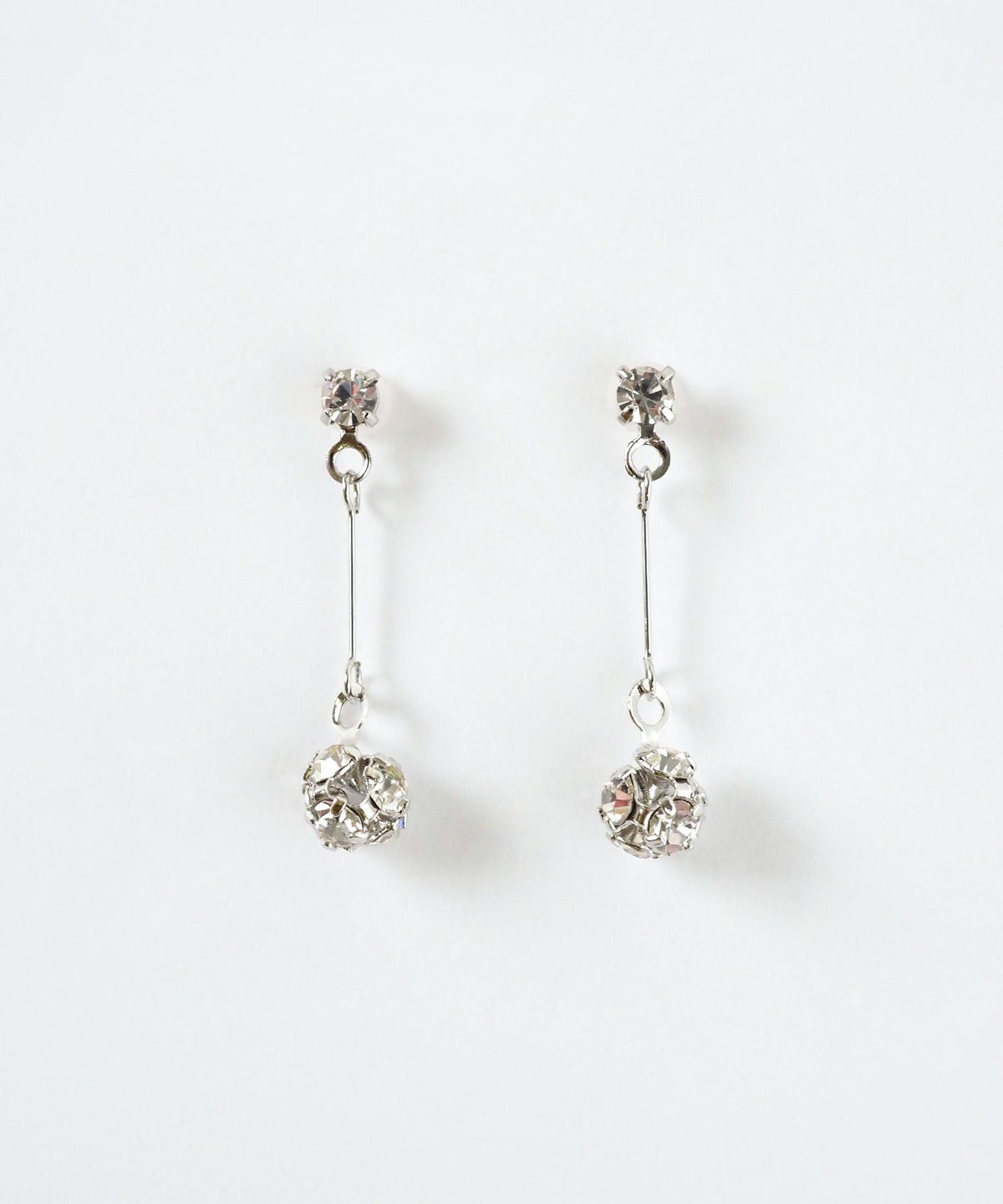 スイングボールストーンK18ポストピアス