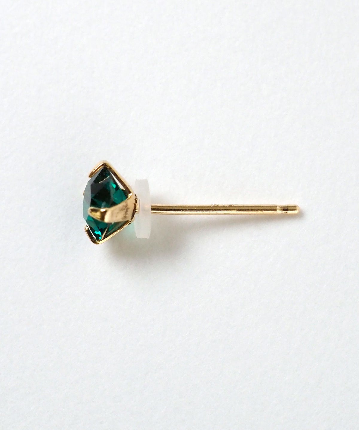 バースデーカラーストーンK18ポストピアス