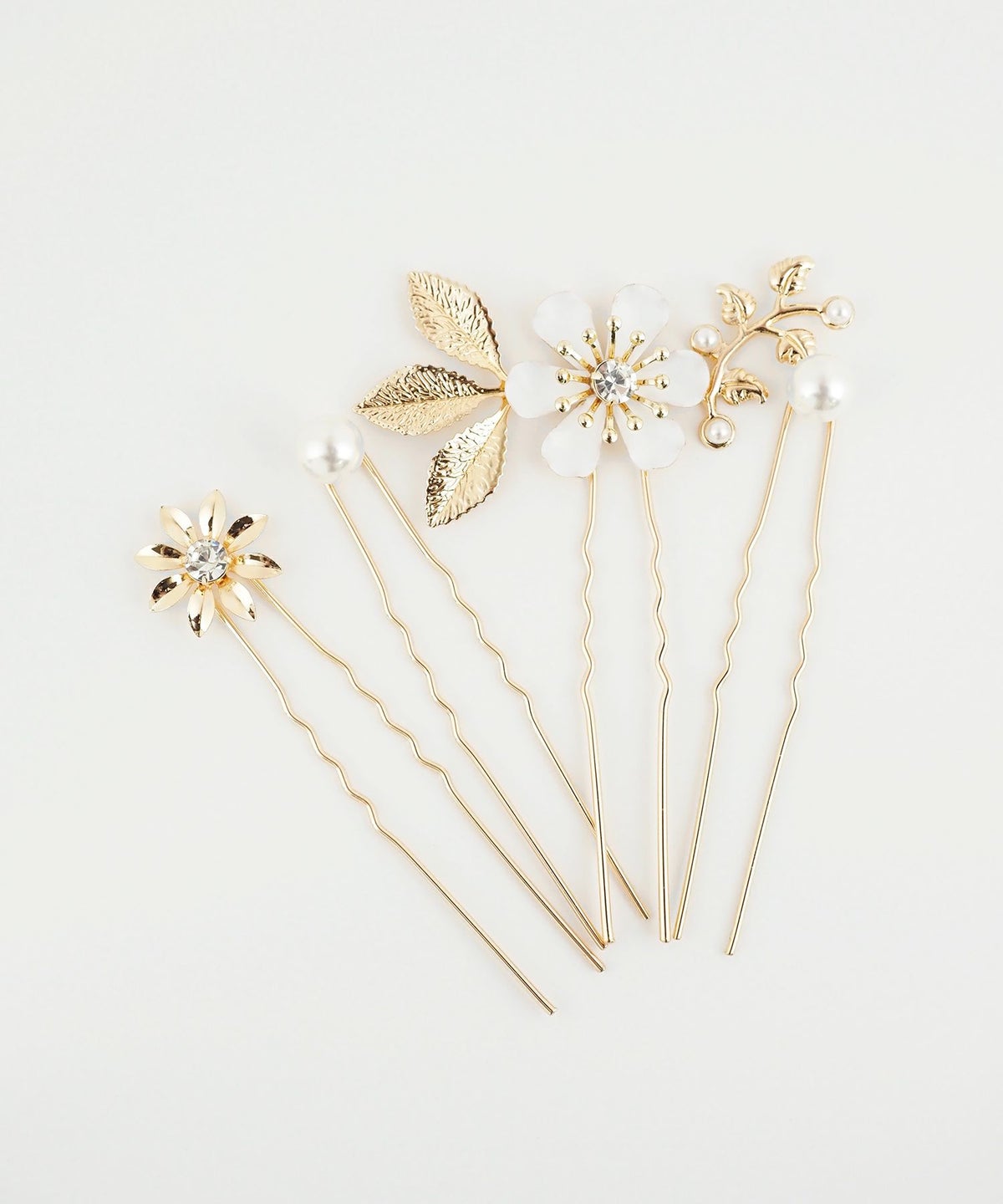 スノーホワイトフラワーUピンセット【Sereno】
