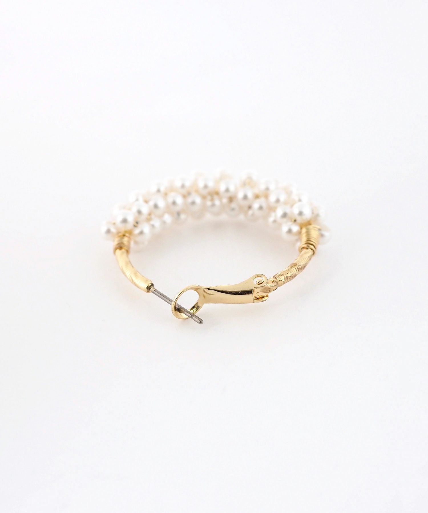 タイニーパールフープピアス